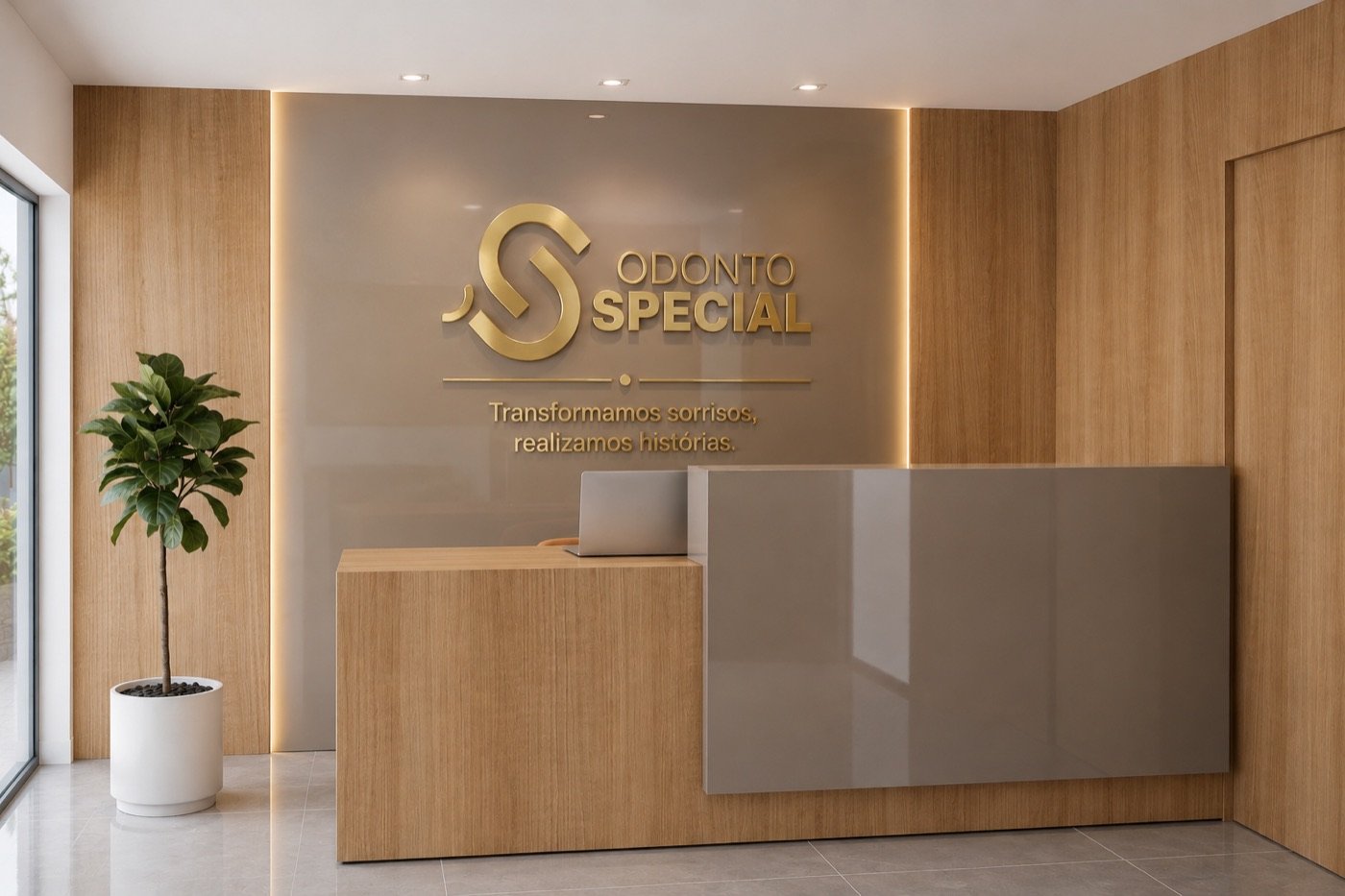 Recepção de uma unidade Odonto Special